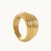 Joyas murona Grandes | Anillo Dorado Kat