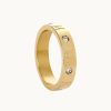 Joyas murona Con Circonitas | Anillo Dorado Iconic