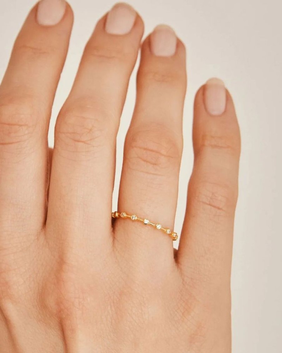 Joyas murona Finos | Anillo Circonitas Dotty