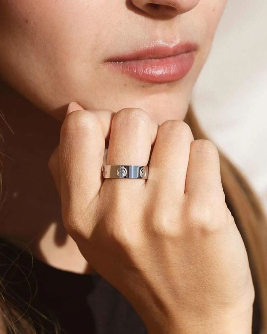 Joyas murona Grandes | Anillo Plateado Icon