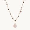 Joyas murona Piedras Colores | Collar Espinela Negra Pearl