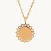 Joyas murona Minimalistas | Colgante Medalla Memory