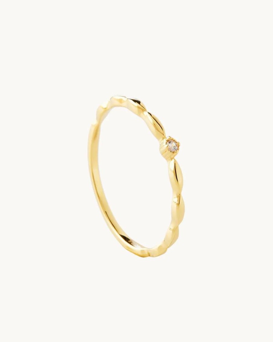 Joyas murona Finos | Anillo Ondas Bubbly