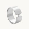 Joyas murona Grandes | Anillo Plata Ancho Cosmos