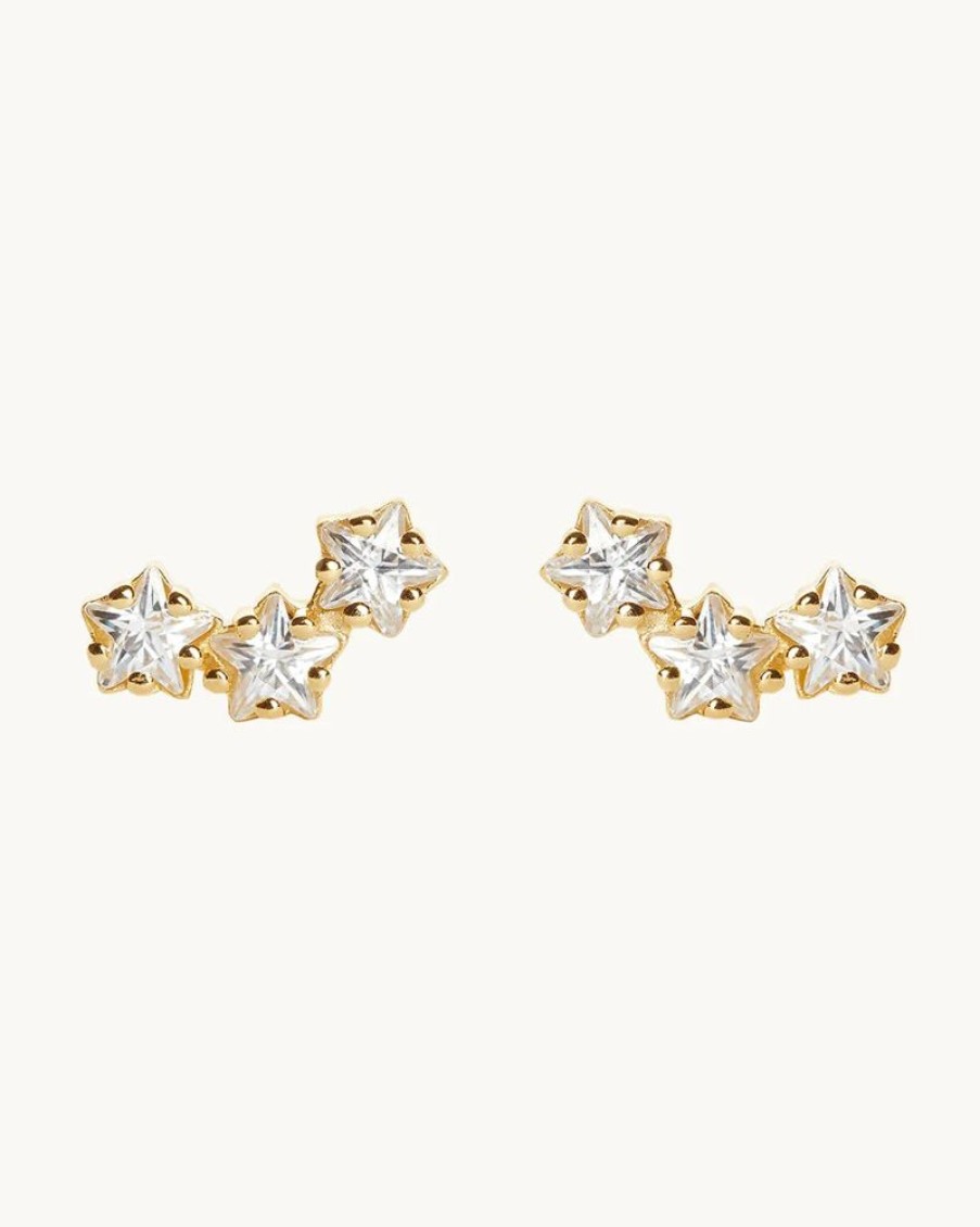 Joyas murona Pequenos | Pendientes Estrella Mini Tristar