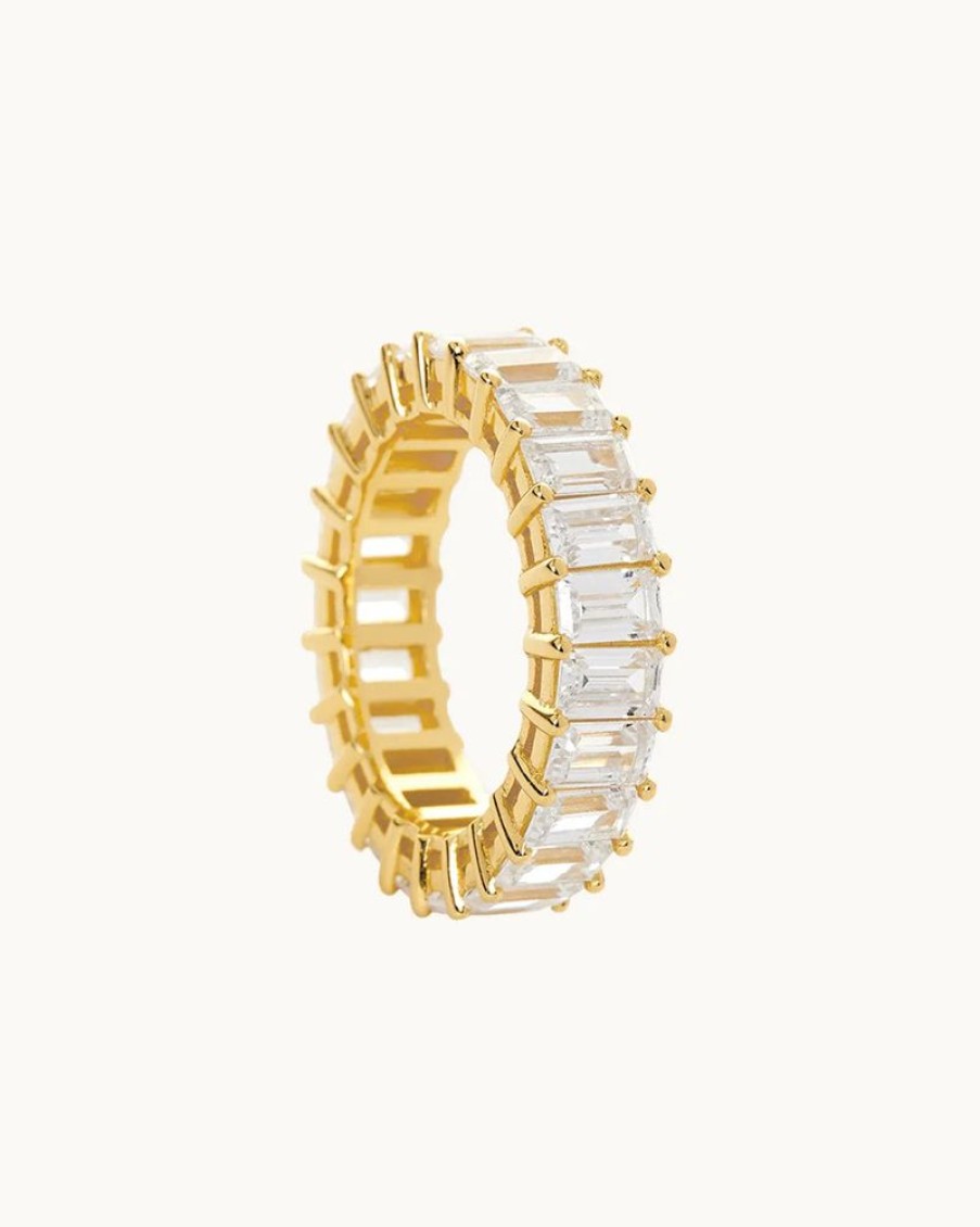 Joyas murona Grandes | Anillo Baguette Luz