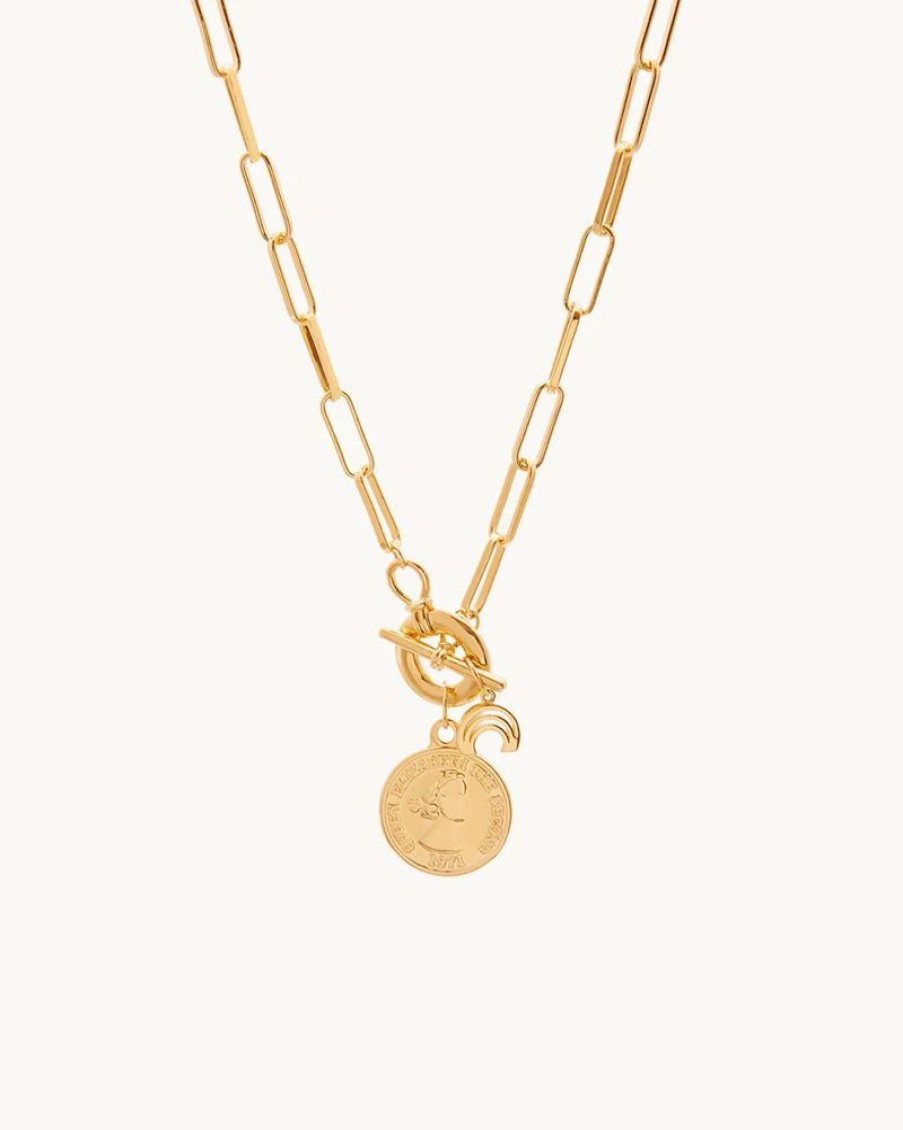 Joyas murona Cadenas | Collar Moneda Freedom