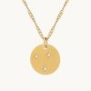 Joyas murona Minimalistas | Collar Zodiaco Piscis