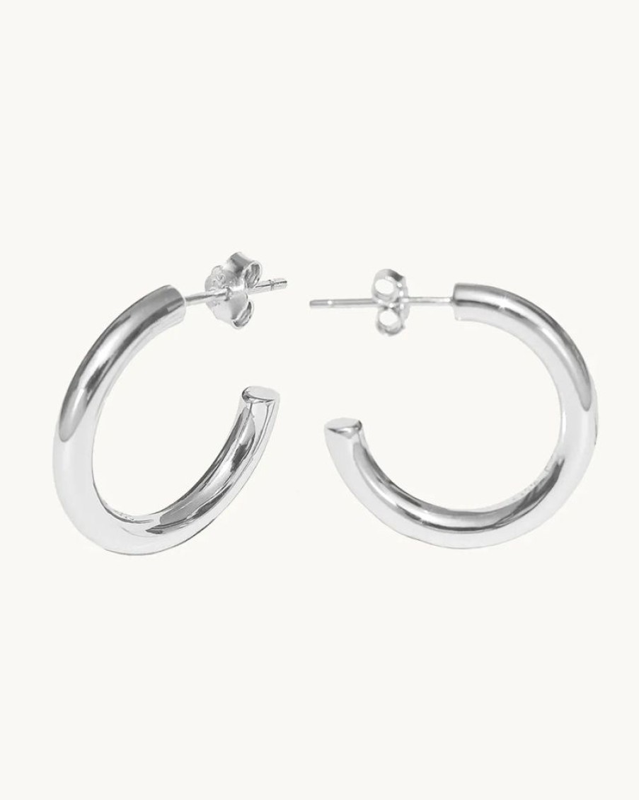 Joyas murona Aros | Aros Plata Basic Medium